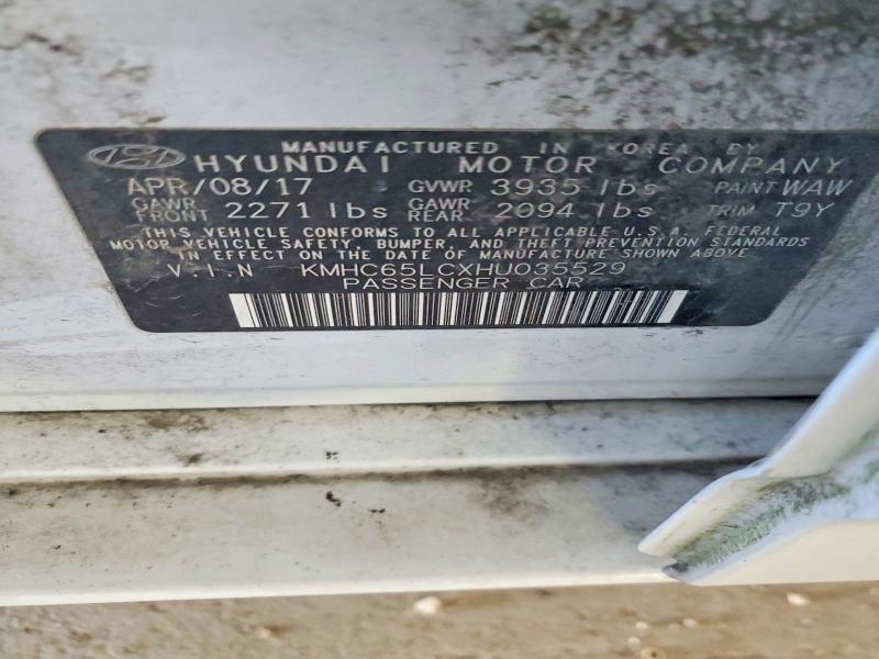 2017 Hyundai Ioniq Hybrid Blue