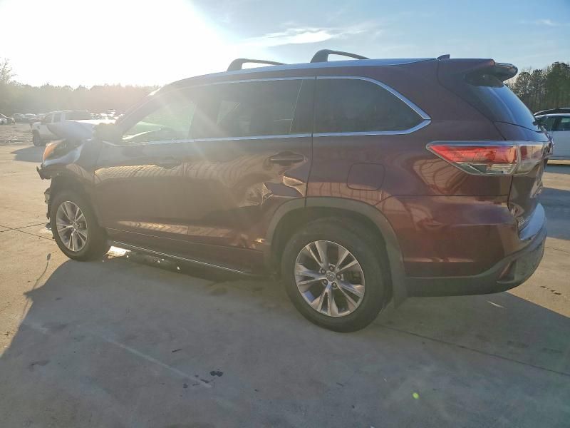 2015 Toyota Highlander xle