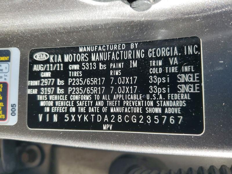 2012 KIA Sorento Base