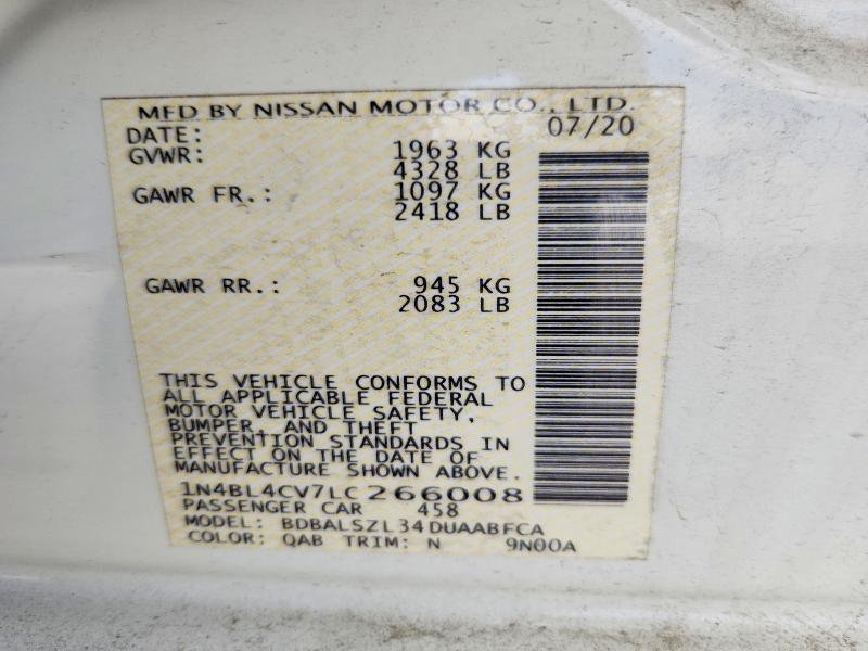 2020 Nissan Altima 2.5 sr