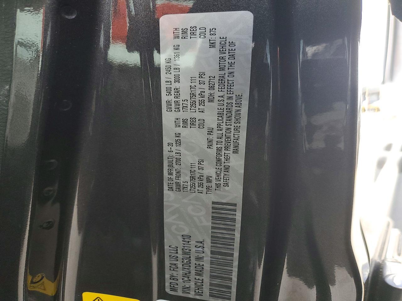 2020 Jeep Wrangler Unlimited Sport