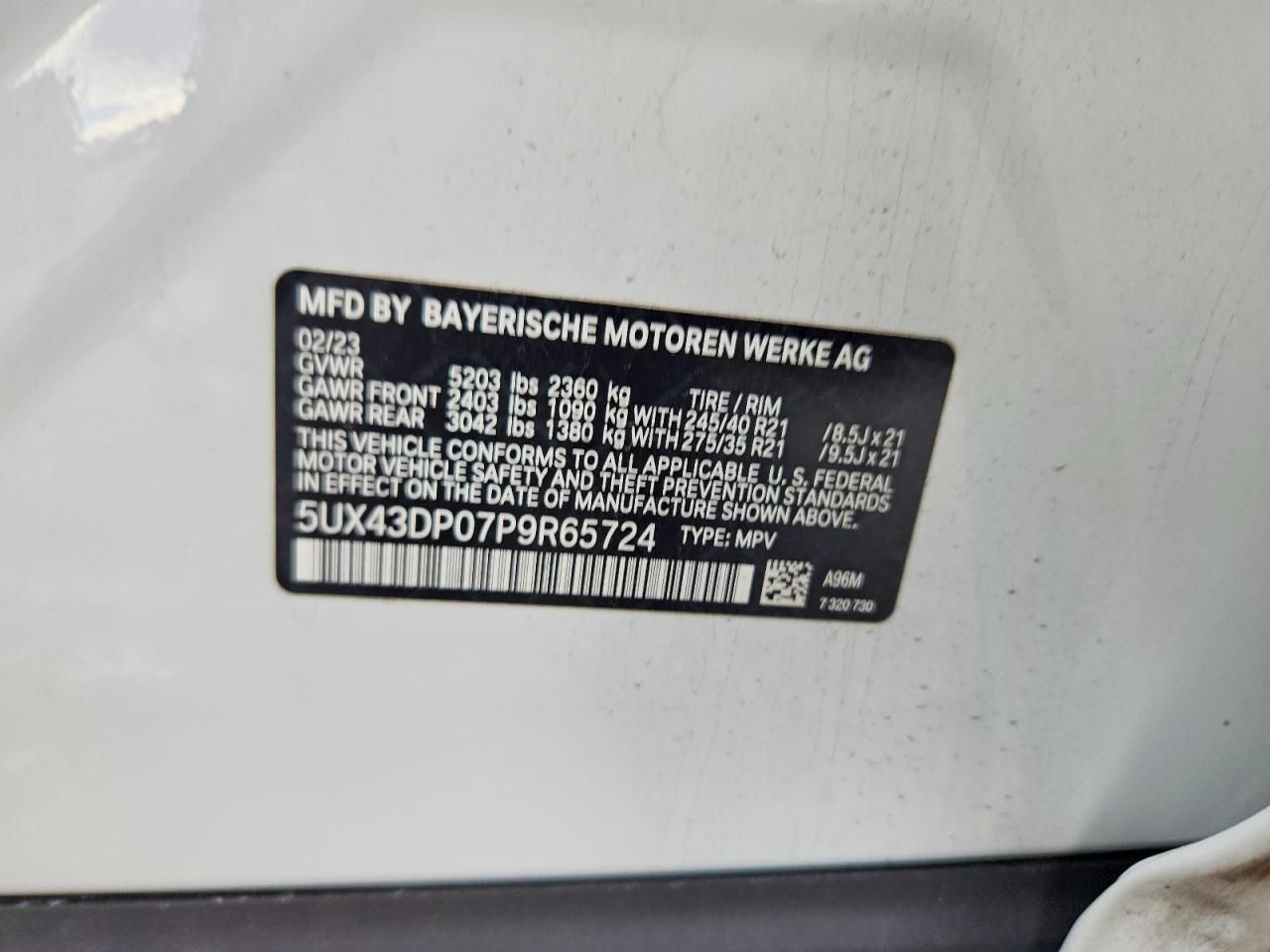 2023 BMW X3 Sdrive30i