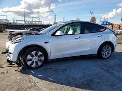 Tesla Model y salvage cars for sale: 2021 Tesla Model y