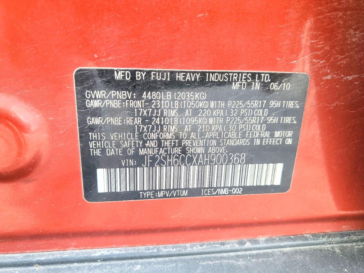 2010 Subaru Forester 2.5x Premium