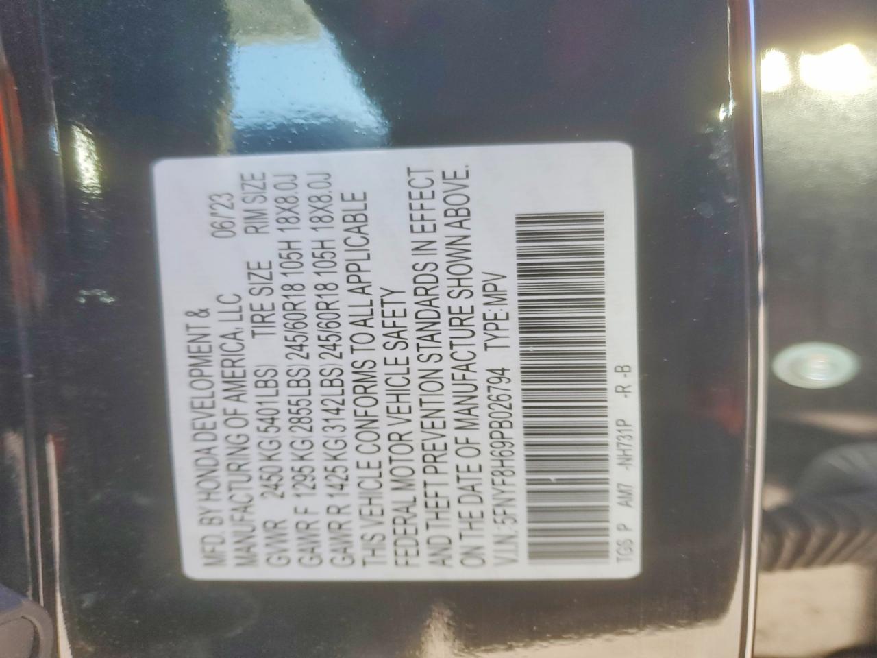 2023 Honda Passport Trail Sport