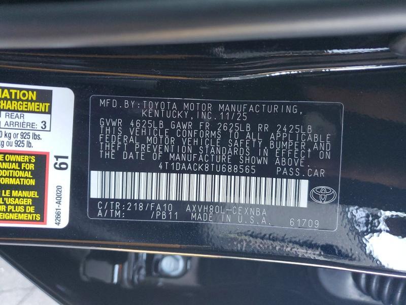 2026 Toyota Camry xse