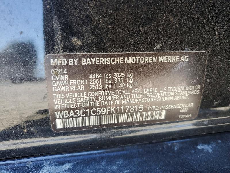 2015 BMW 328 i Sulev