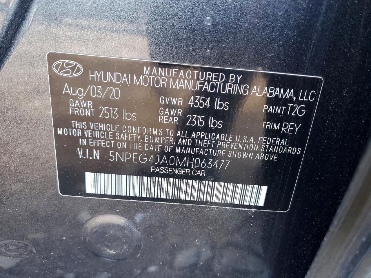 2021 Hyundai Sonata se