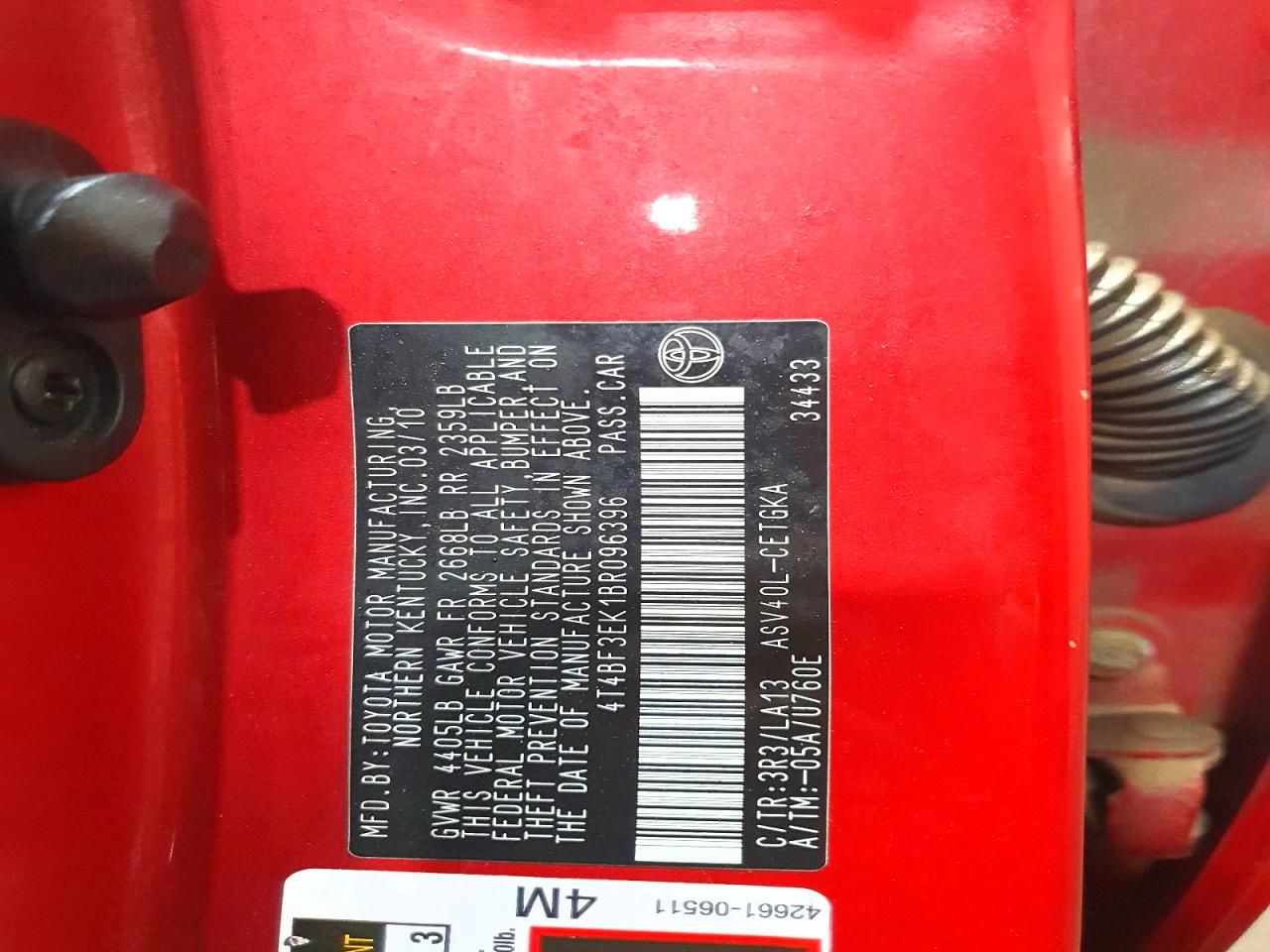 2011 Toyota Camry Base