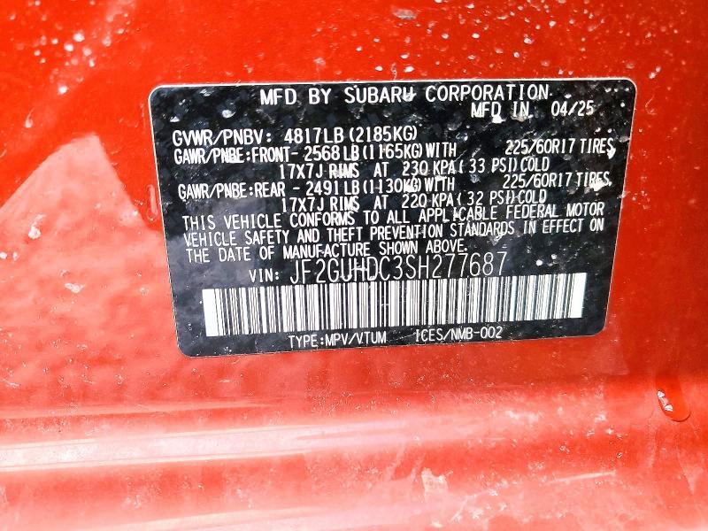 2025 Subaru Crosstrek Premium
