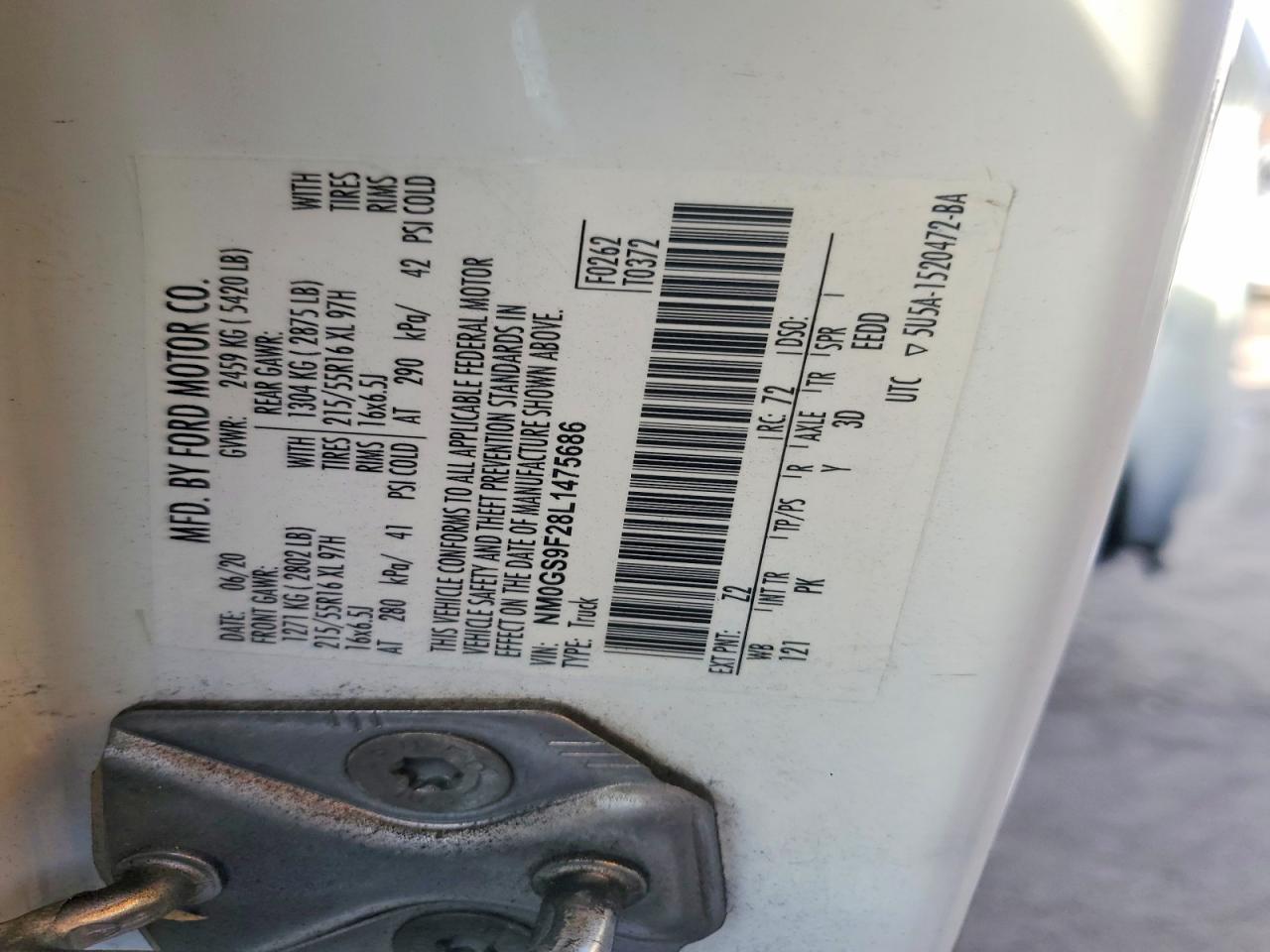 2020 Ford Transit Connect xlt