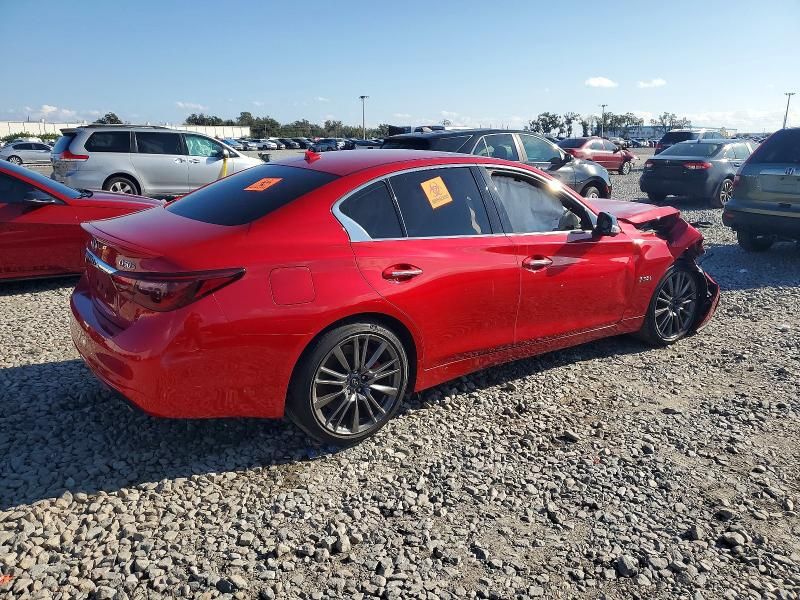 2018 Infiniti Q50 red Sport 400
