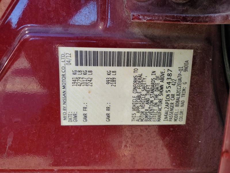 2012 Nissan Altima Base