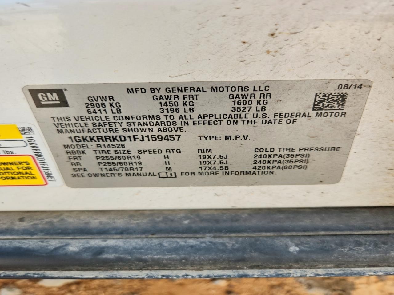 2015 GMC Acadia Slt-1