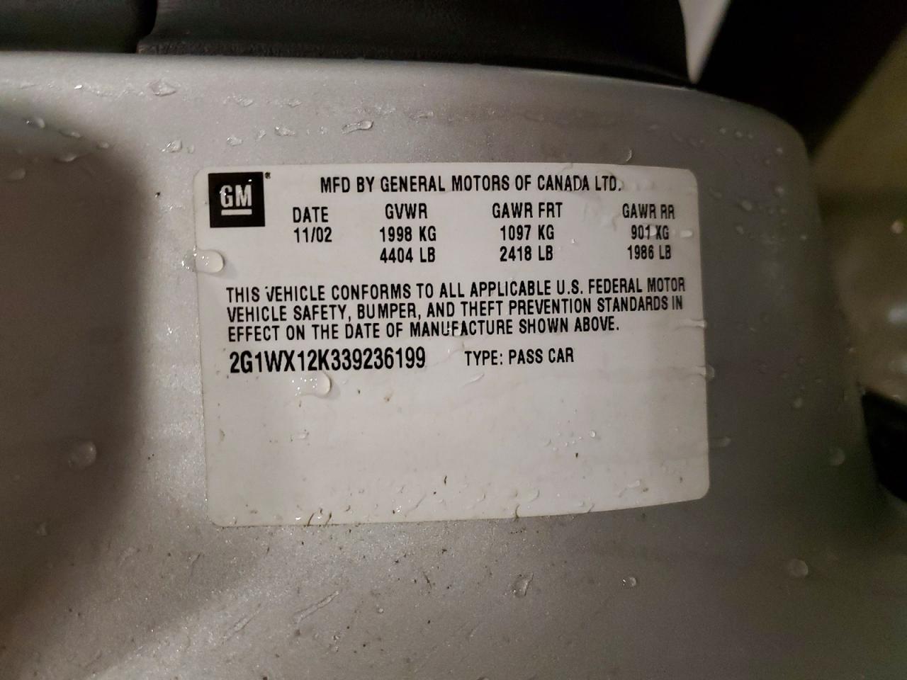 2003 Chevrolet Monte Carlo ss