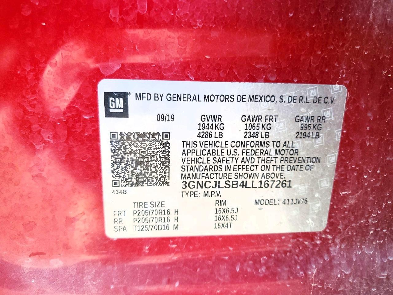 2020 Chevrolet Trax 1LT