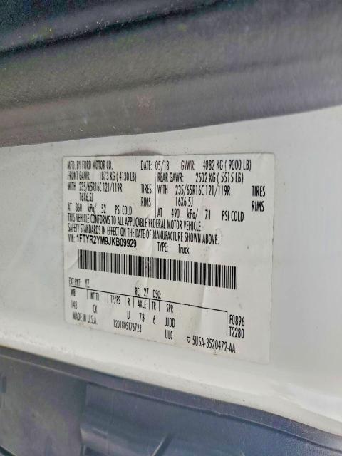 2018 Ford Transit T250 Delivery Van