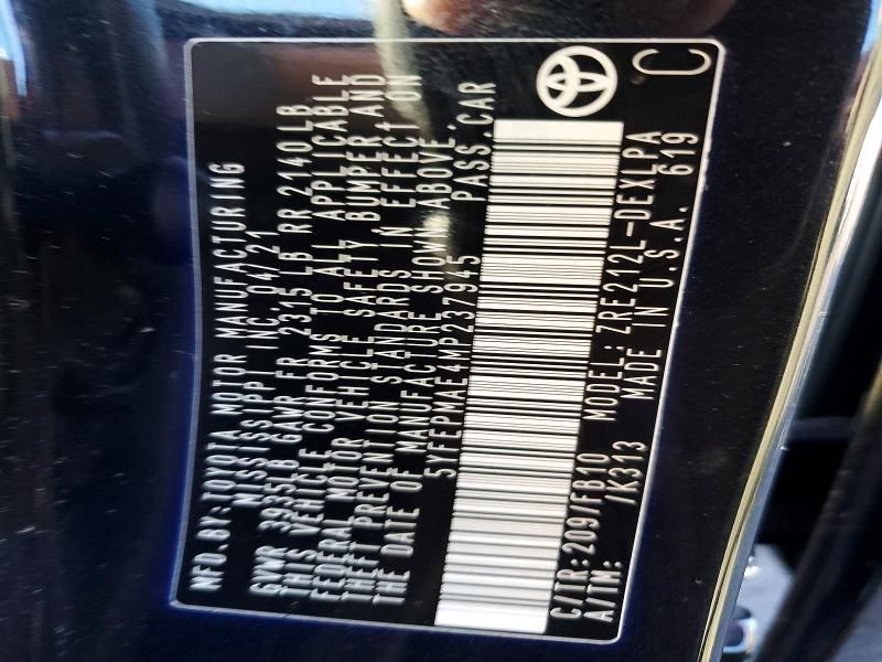 2021 Toyota Corolla le