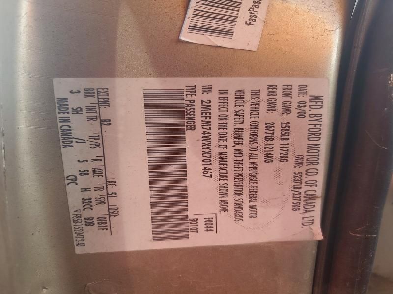 2000 Mercury Grand Marquis gs