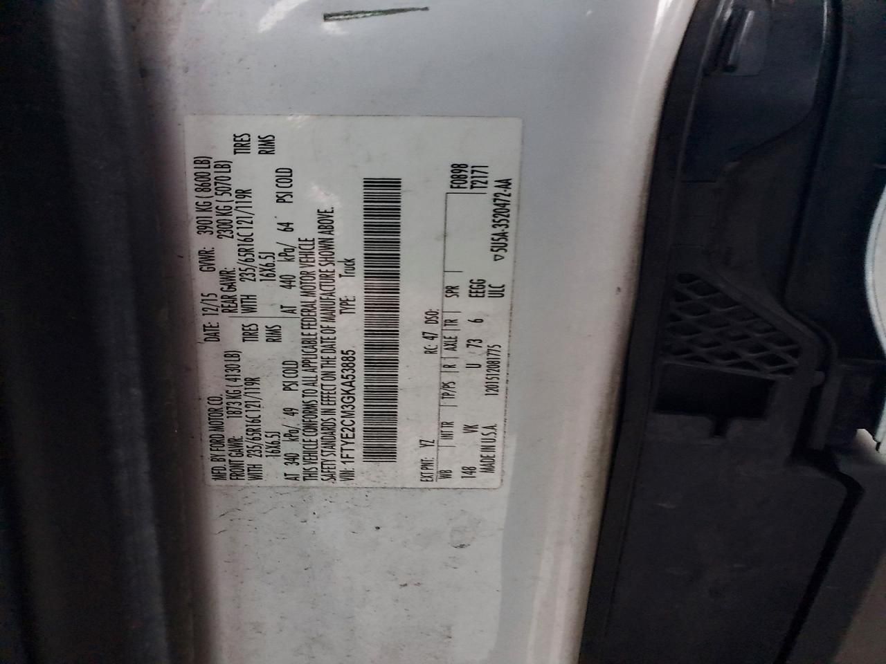 2016 Ford Transit T-150