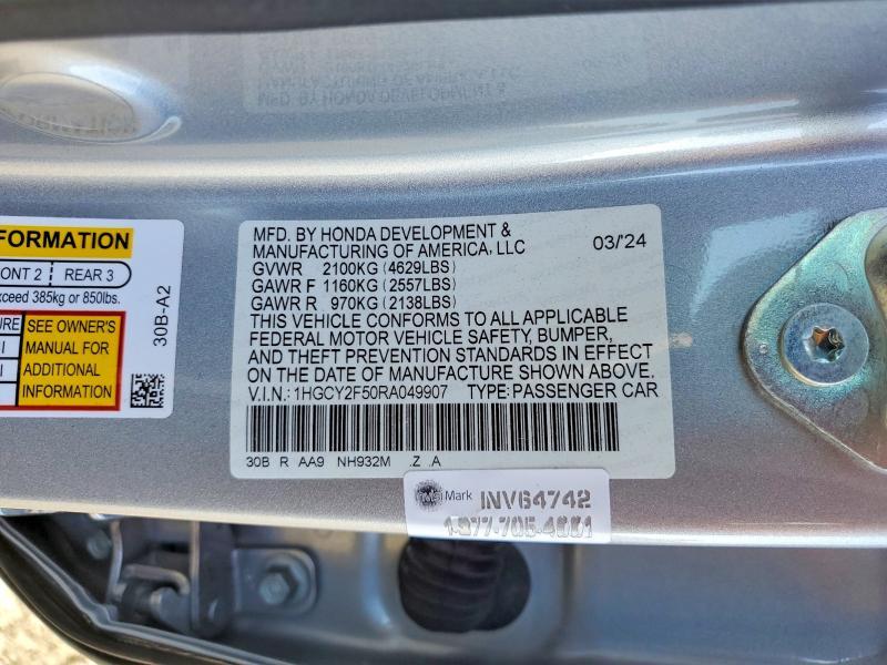 2024 Honda Accord Hybrid Sport
