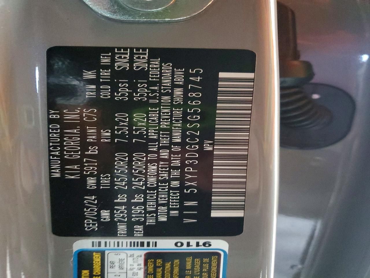 2025 KIA Telluride ex