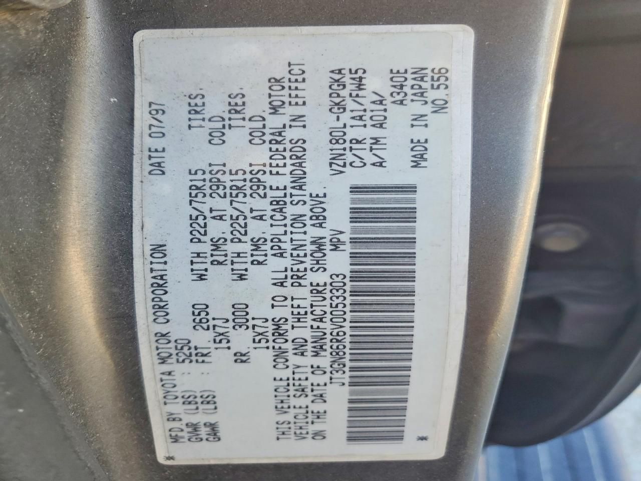 1997 Toyota 4runner SR5