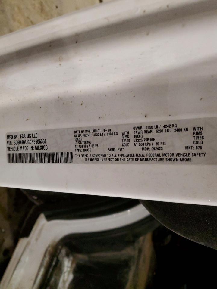 2023 Dodge RAM Promaster 3500 Delivery Van