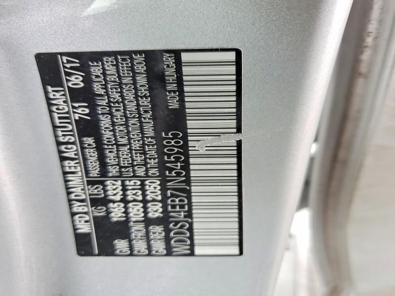 2018 Mercedes-Benz Cla 250