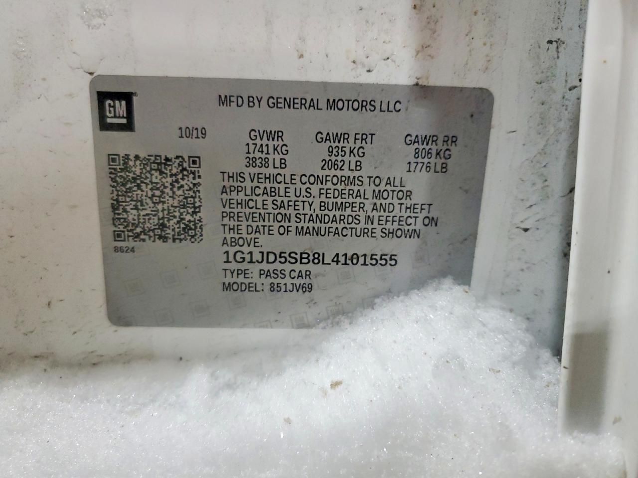 2020 Chevrolet Sonic lt