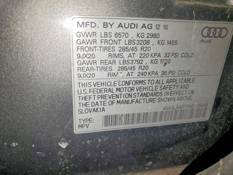 2017 Audi Q7 Premium Plus