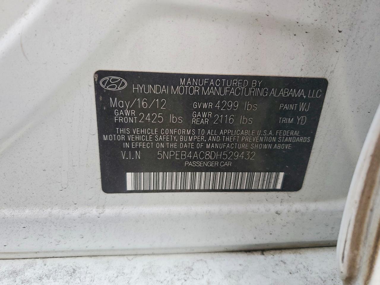 2013 Hyundai Sonata gls