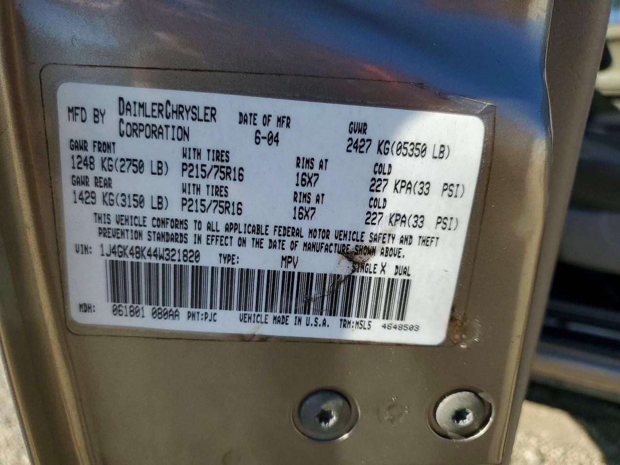 2004 Jeep Liberty Sport