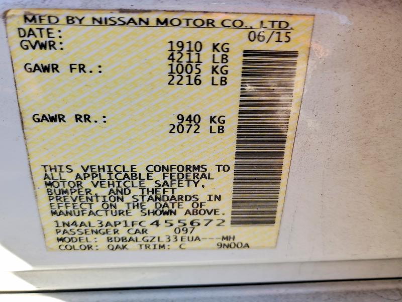 2015 Nissan Altima 2.5