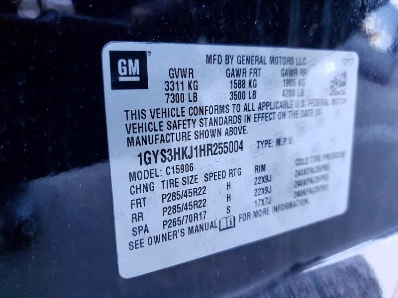 2017 Cadillac Escalade esv Luxury