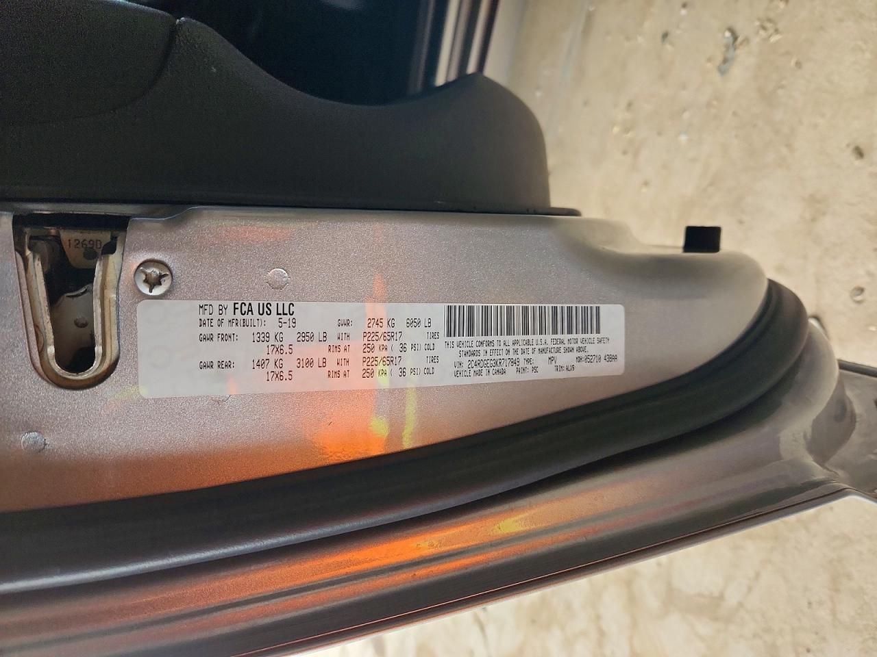 2019 Dodge Grand Caravan gt