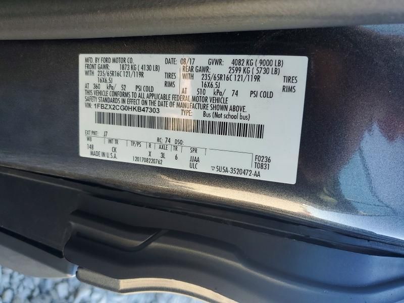 2017 Ford Transit Wagon XL T-3