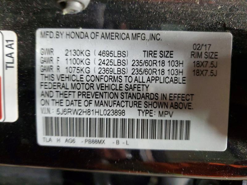 2017 Honda Cr-v exl
