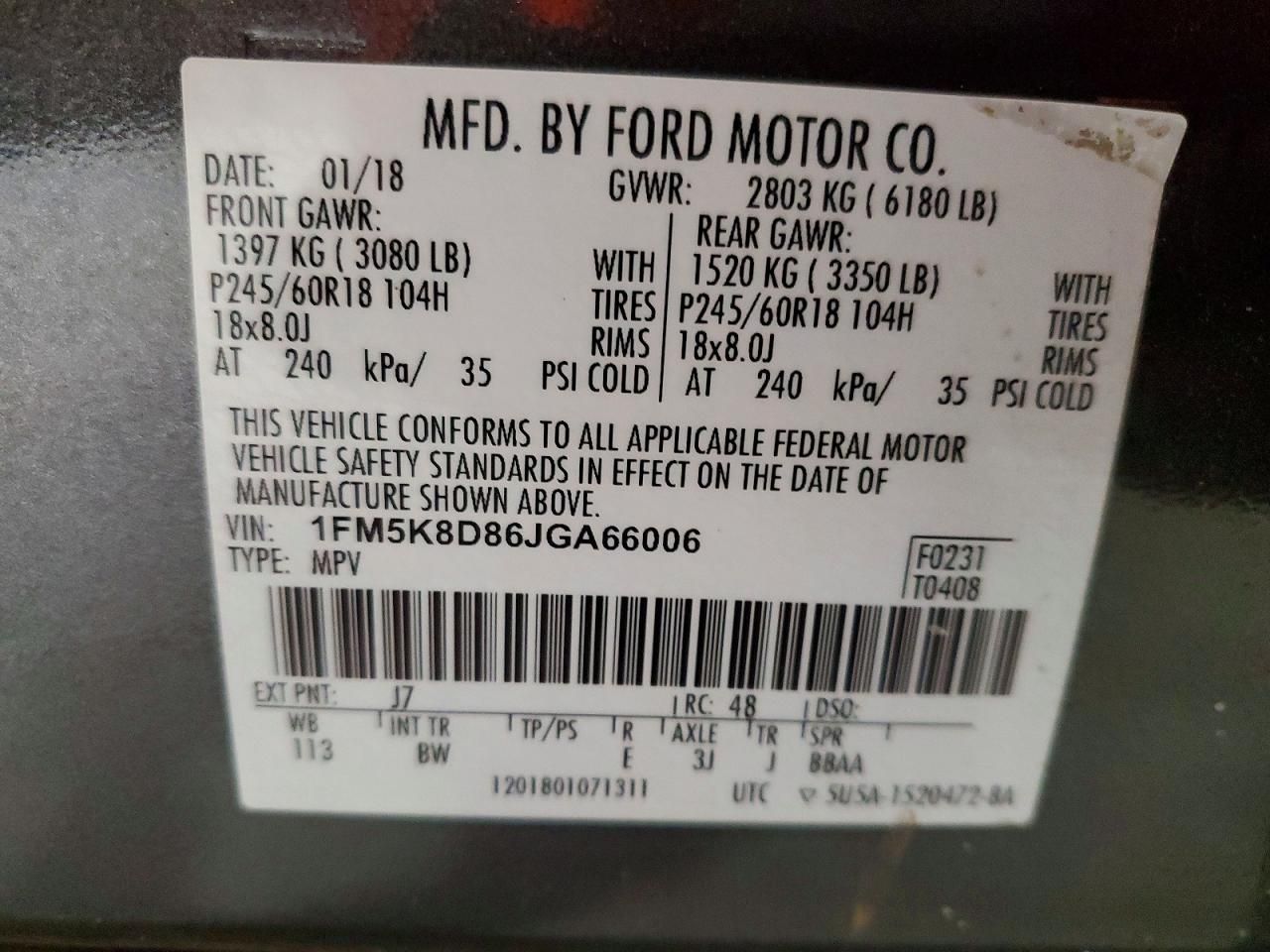 2018 Ford Explorer xlt