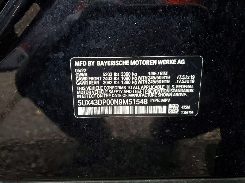 2022 BMW X3 Sdrive30i