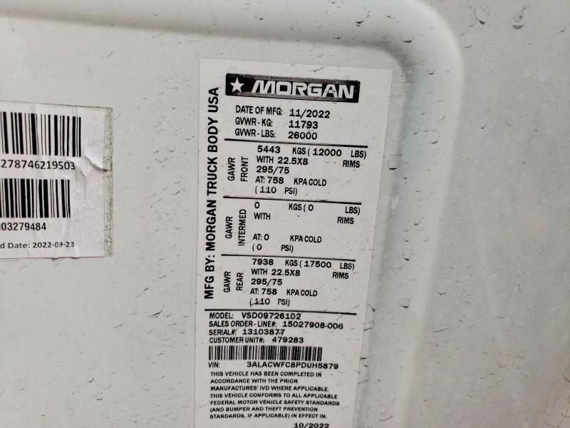 2023 Freigliner 2023 Freightliner Business Class M2 BOX Truck