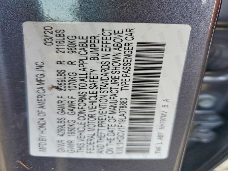 2020 Honda Accord lx