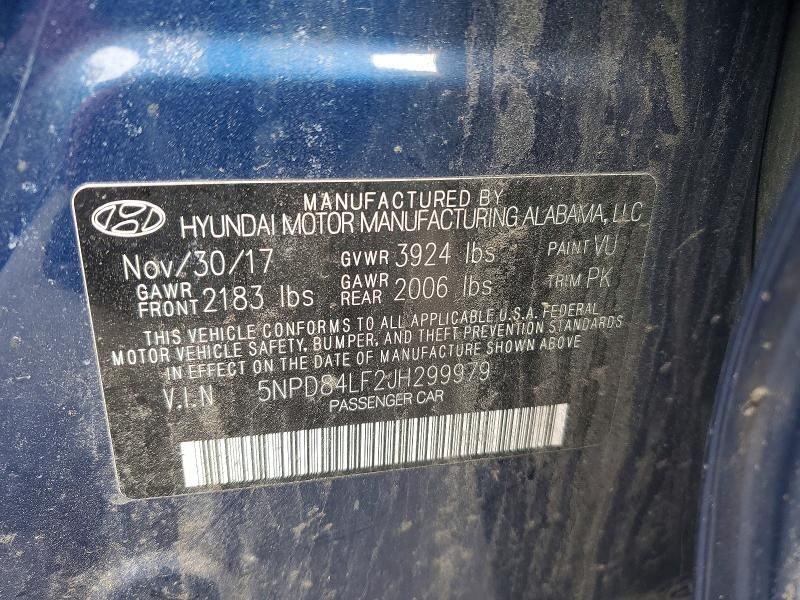 2018 Hyundai Elantra sel