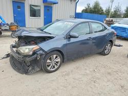 Toyota Corolla salvage cars for sale: 2015 Toyota Corolla le eco Premium