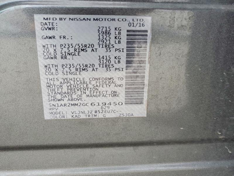 2016 Niss Pathfinder