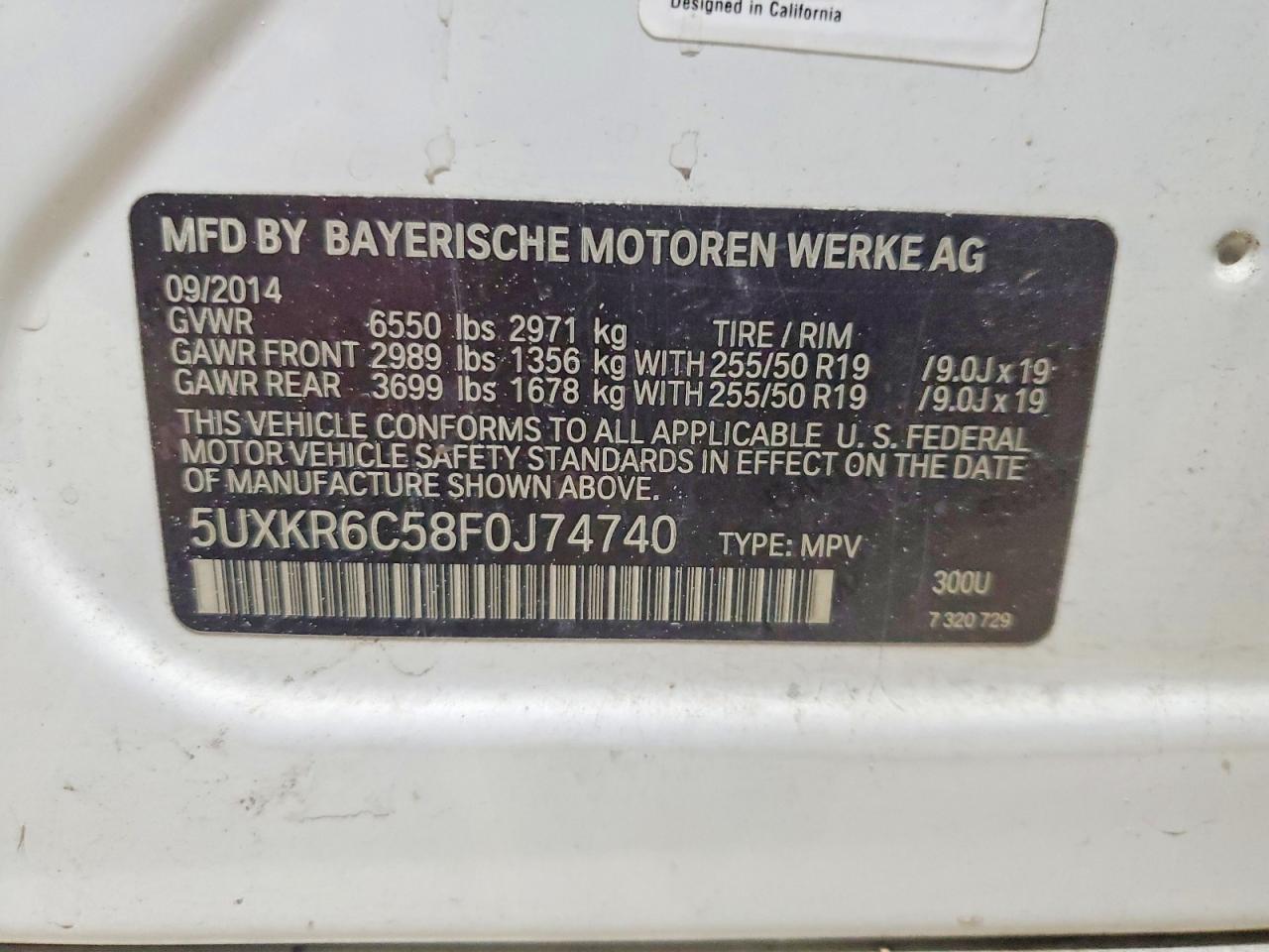 2015 BMW X5 Xdrive50i