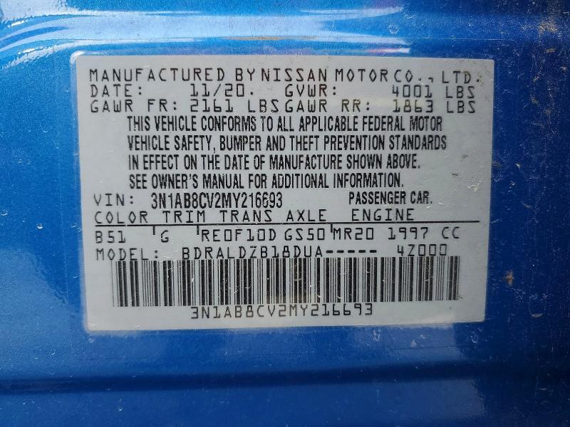 2021 Nissan Sentra sv