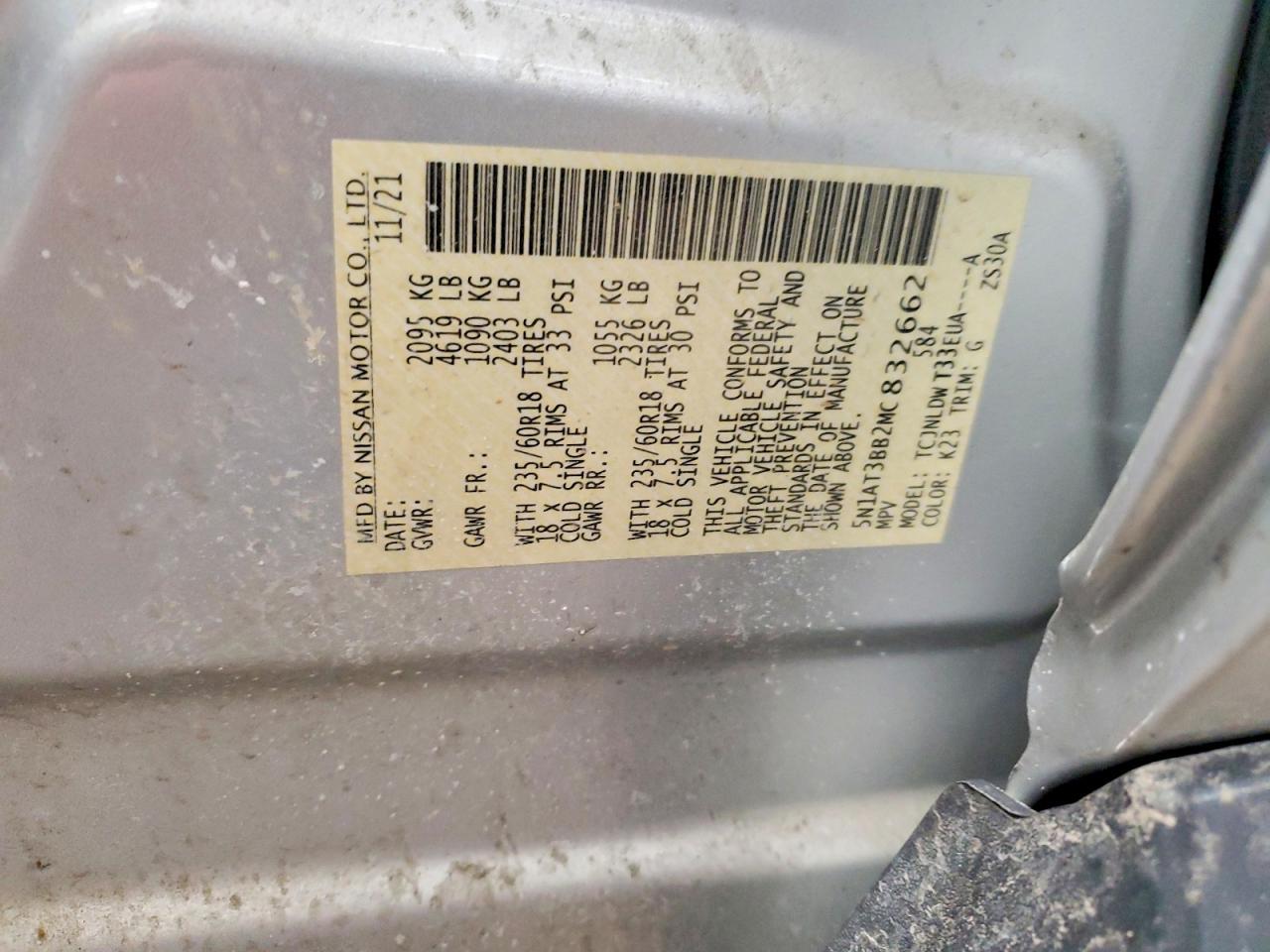 2021 Nissan Rogue sv