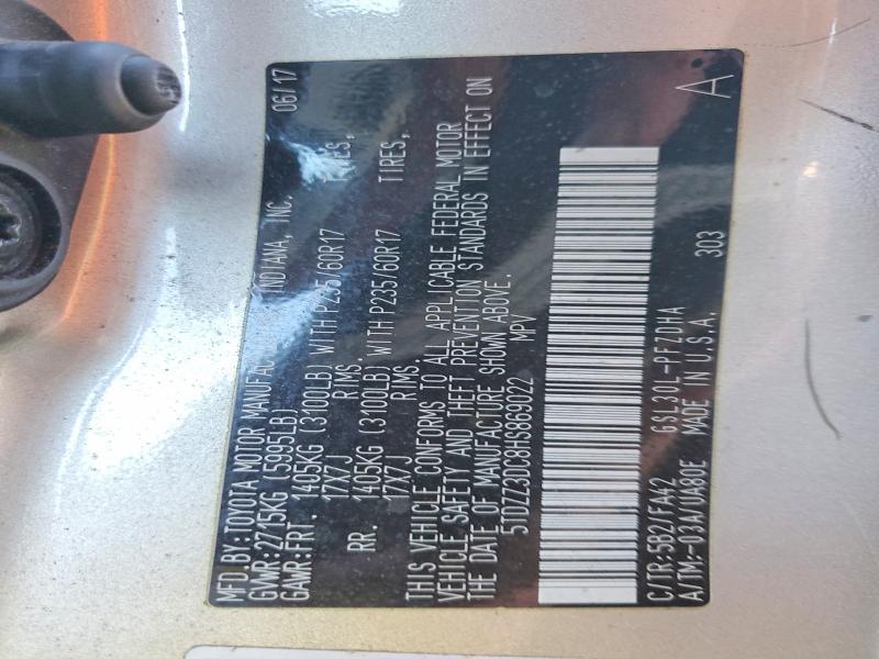 2017 Toyota Sienna le 7-passenger