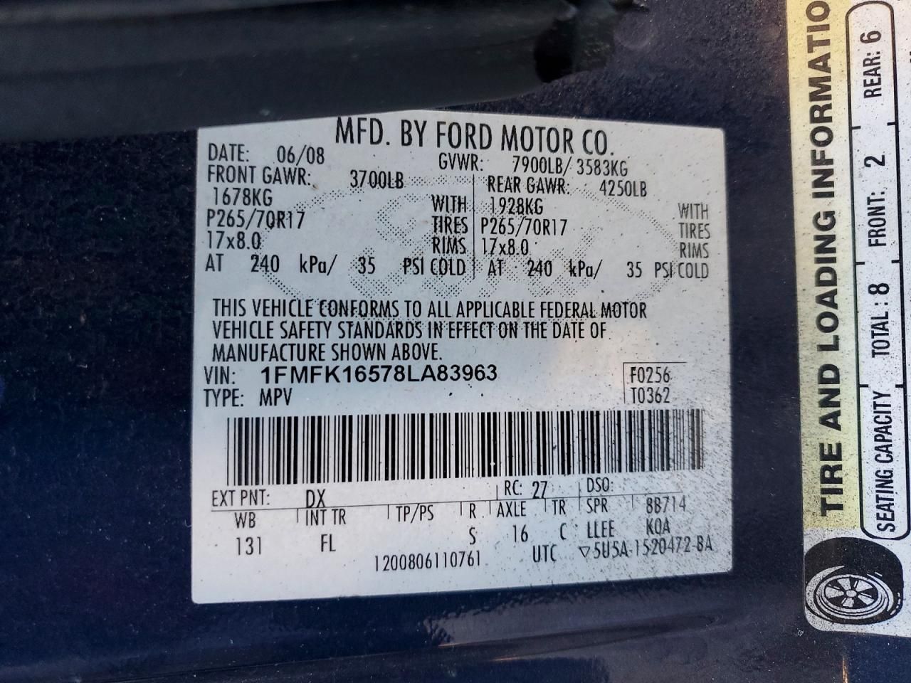 2008 Ford Expedition el xlt